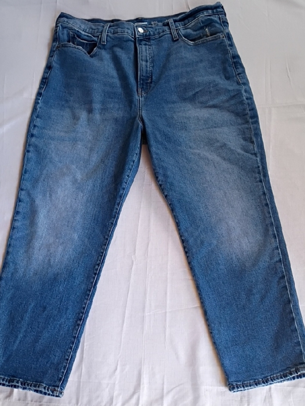 Old Navy Women's The Sky-high Straight   Extra High Rise Jeans Size 16